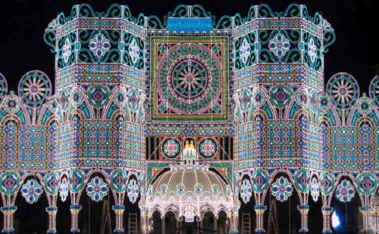 le illuminarie di santa Domenica