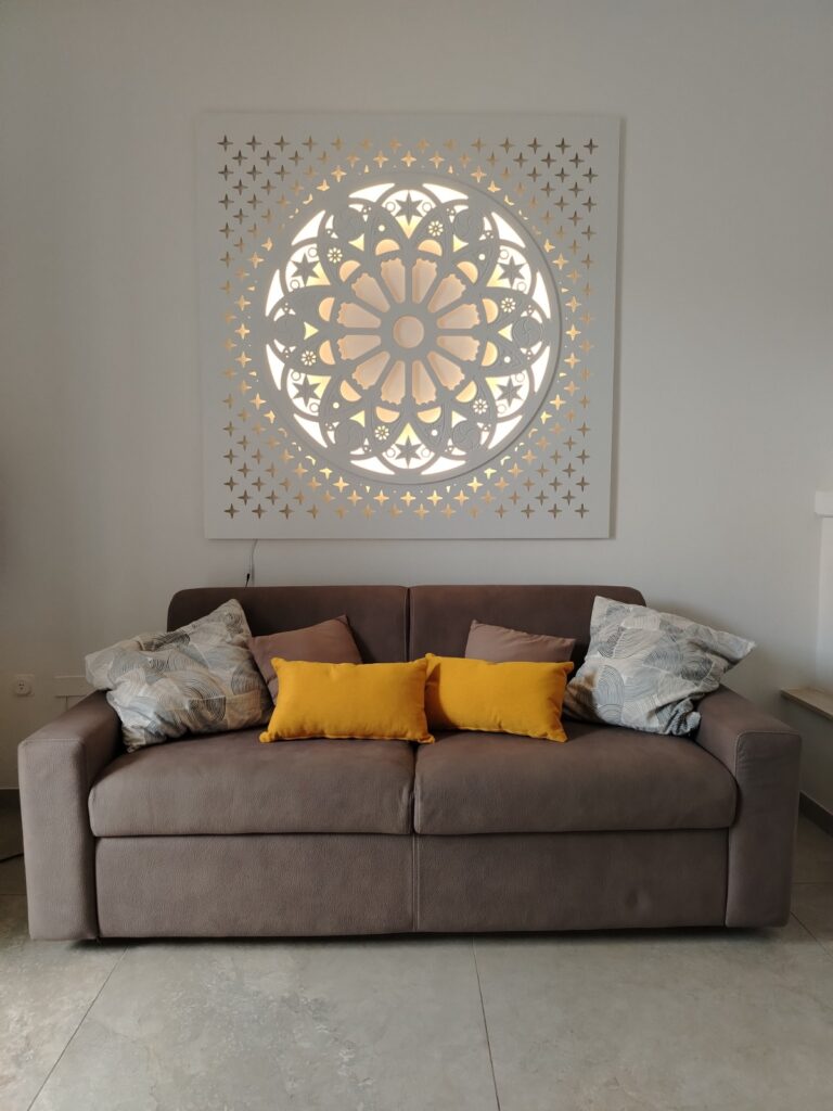 Zona living Dimora Kai.Ros – comfort e design a Gallipoli
